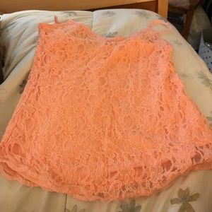 Lace tank top